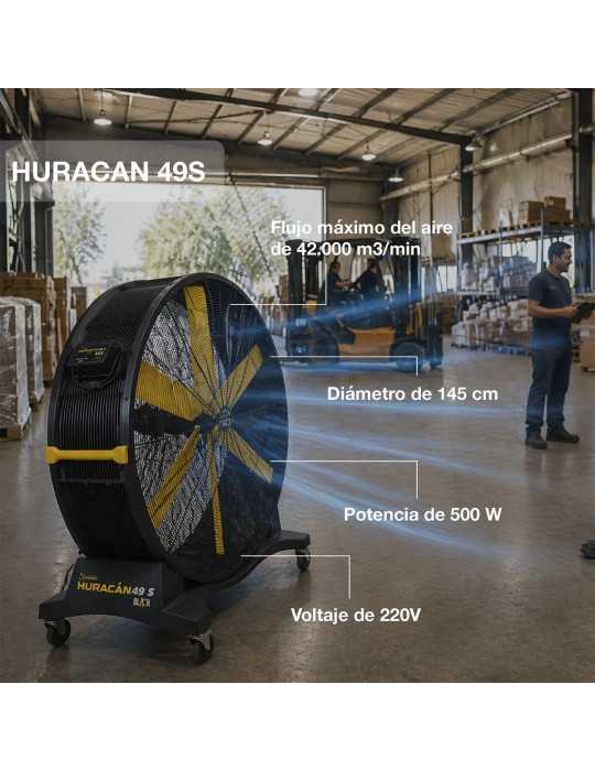 Ventilador industrial HURACAN 49S GARLAND