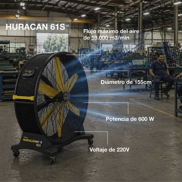 Ventilador industrial HURACAN 61S GARLAND