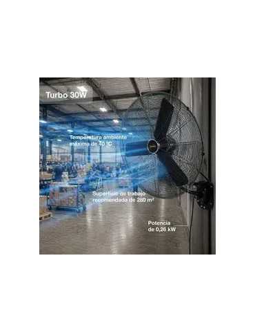 Ventilador profesional de pared TURBO 30 W-V23 GARLAND 2