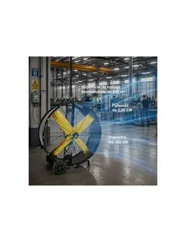 Ventilador profesional de suelo TURBO 48 C-V23 GARLAND 2