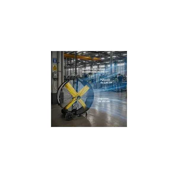 Ventilador profesional de suelo TURBO 48 C-V23 GARLAND