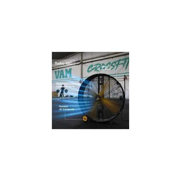 Ventilador profesional de suelo TURBO 48 C-V23 GARLAND