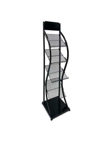 Revistero Color Negro 31 x 31 x 144 cm EDM