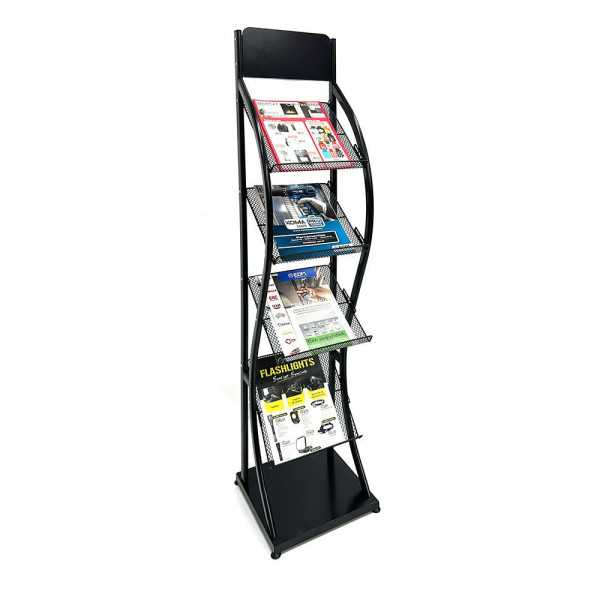 Revistero Color Negro 31 x 31 x 144 cm EDM