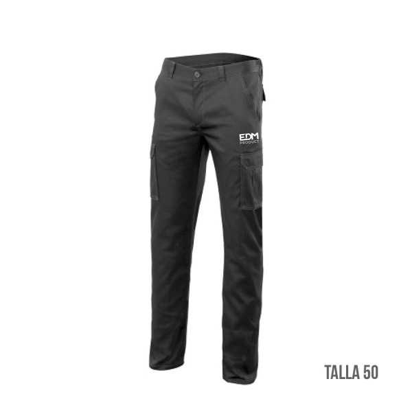 Pantalon Largo Negro Talla-Xxl Serigrafiado EDM