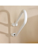 Asa de Seguridad Giratoria, Aluminio Blanco, 52,5 x 21 x 20 cm BASICS