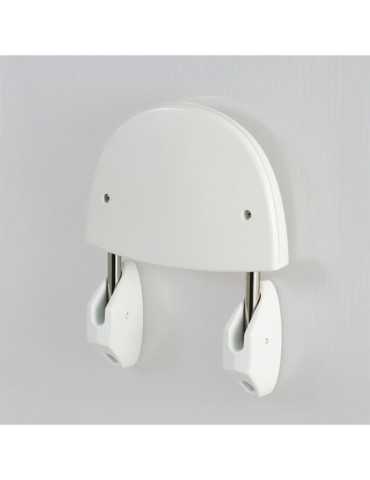 Asiento de Pared Plegable para Bañera, Blanco, 36 x 40 cm BASICS 2