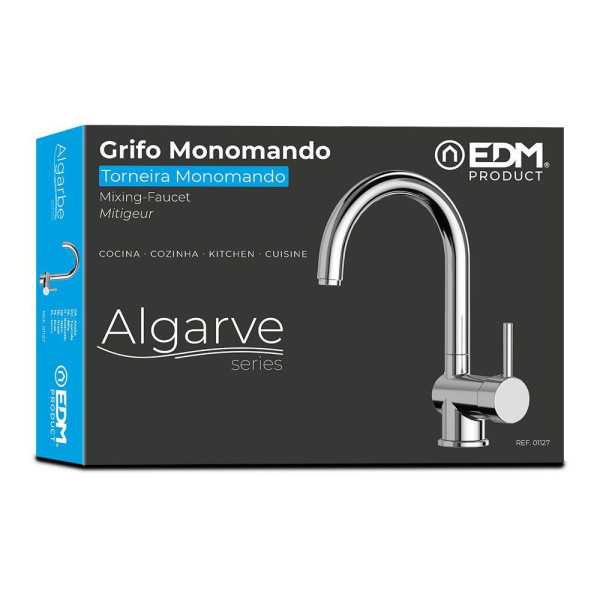 Grifo Monomando de Cocina Caño Alto Serie Algarve EDM