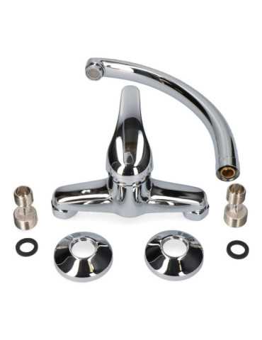 Grifo Monomando de Cocina Caño Alto Empotrado Serie Saona EDM 2