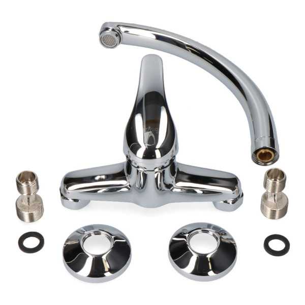 Grifo Monomando de Cocina Caño Alto Empotrado Serie Saona EDM