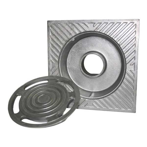 Sumidero de Patio de Aluminio, Classic, 25 x 25 cm FUN AND GO