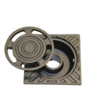 Sumidero de Patio, Aluminio Antracita, Executive, 25 x 25 cm FUN AND GO