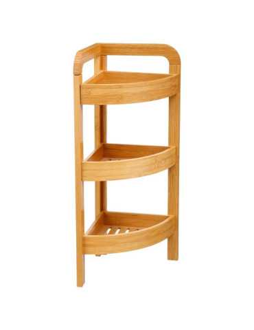 Organizador Esquinero 3 Niveles Bambú 23 x 23 x 61 cm 5FIVE