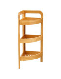 Organizador Esquinero 3 Niveles Bambú 23 x 23 x 61 cm 5FIVE
