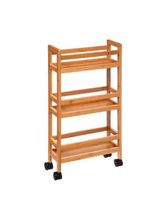 Carro Slim de Bambú Colección Desserte 74.5 x 36 x 15 cm 5FIVE