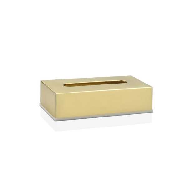 Caja Pañuelos, Inox, Dorado ANDREA HOUSE