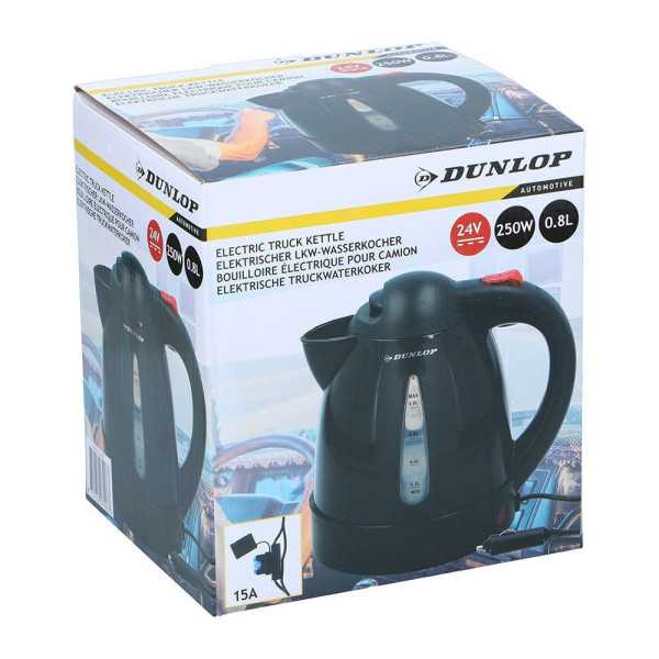 Hervidor de Agua Eléctrico para Camión 0,8 l, 24 V, 250 W DUNLOP