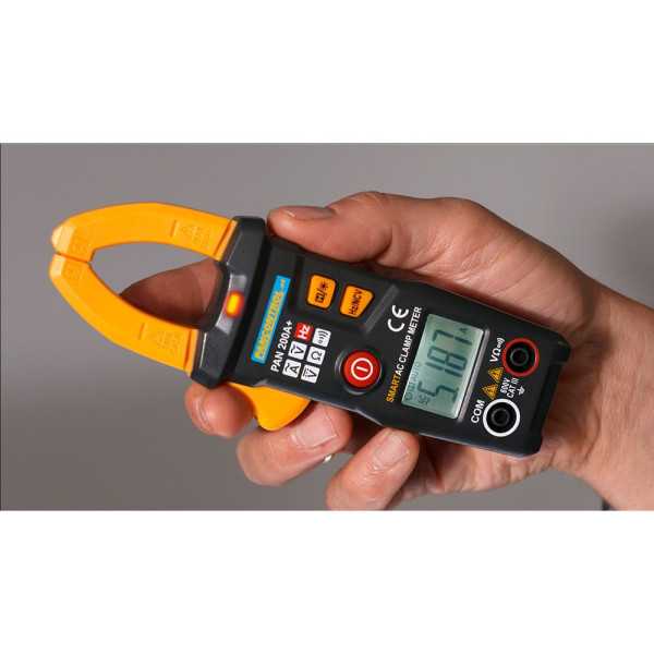 Pinza Amperimétrica Digital AC Pan 200A PANCONTROL