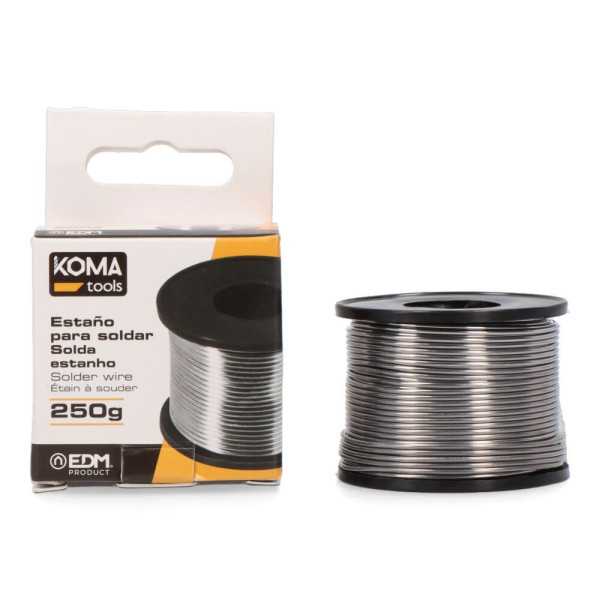 Carrete de Estaño 250 g 60% 1 mm KOMA TOOLS