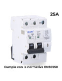 Iga 2P 25A C 10KA - Protector de Sobretension Permanente Segun Normativa EN-50550 y Transitorio 5-15KA 275V REVALCO