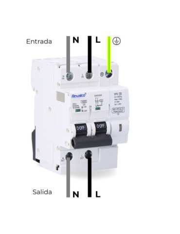 Iga 2P 32A C 10KA - Protector de Sobretension Permanente Segun Normativa EN-50550 y Transitorio 5-15KA 275V REVALCO 2