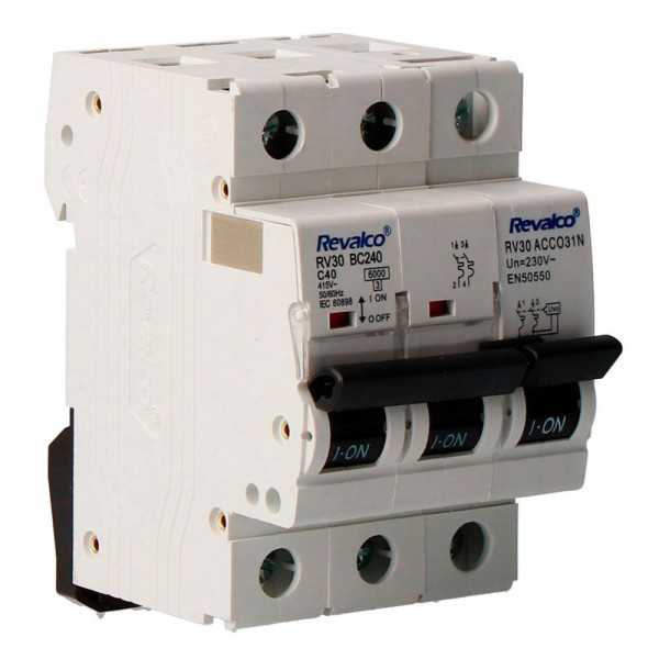 Iga 2P 40A C 10KA - Proteccion Contra Sobretensiones Permanente Segun Normativa EN-50550 REVALCO