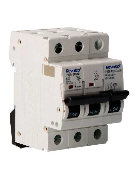 Iga 2P 40A C 10KA - Proteccion Contra Sobretensiones Permanente Segun Normativa EN-50550 REVALCO