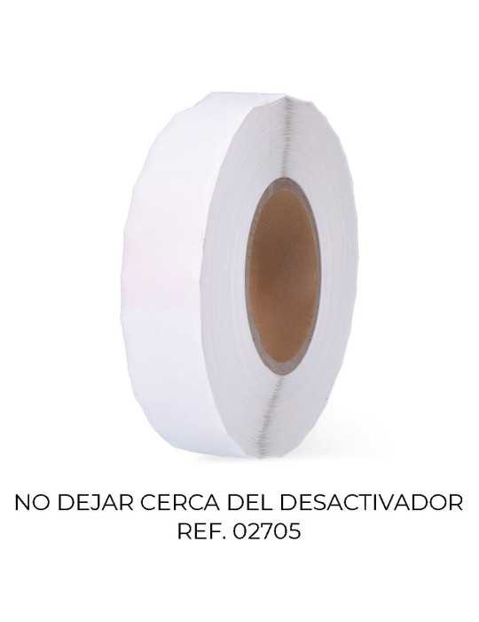 Pack 2000 Etiquetas Anti Robo 410 Blanca Desactivable 7551246 CHECKPOINT