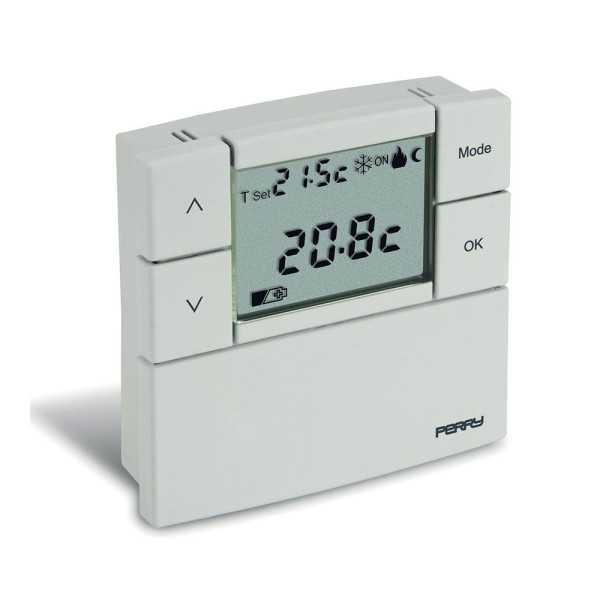 Termostato Digital 3 V Serie Zefiro PERRY