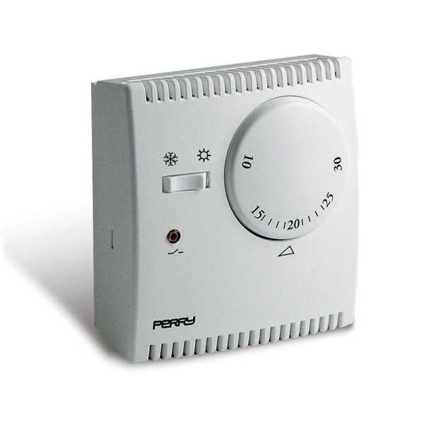Termostato Analógico de Expansión de Gas con Luz Piloto y Selector "Verano/Invierno" Serie Teg PERRY