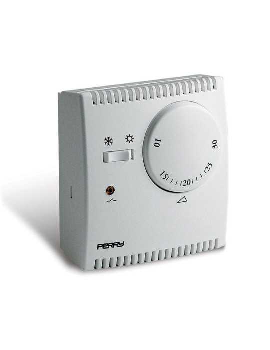 Termostato Analógico de Expansión de Gas con Luz Piloto y Selector "Verano/Invierno" Serie Teg PERRY