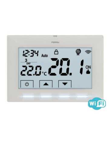 Cronotermostato WIFI 230 V Blanco PERRY