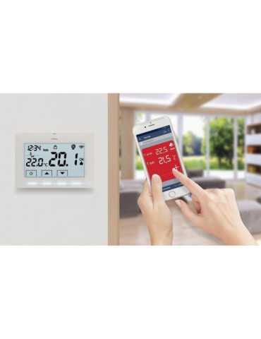 Cronotermostato WIFI 230 V Blanco PERRY 2