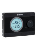 Termostato Digital On/Off, Negro SIMON