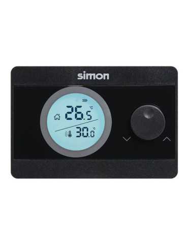 Termostato Digital On/Off, Negro SIMON 2