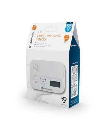 Detector Blanco de Monóxido de Carbono, 85 dB SMARTWARE 2