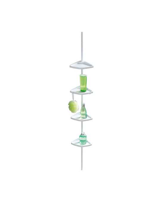 Rinconera Telescópica Blanca, Easy, 23,5 x 17,5 x 78- 265 cm WENKO