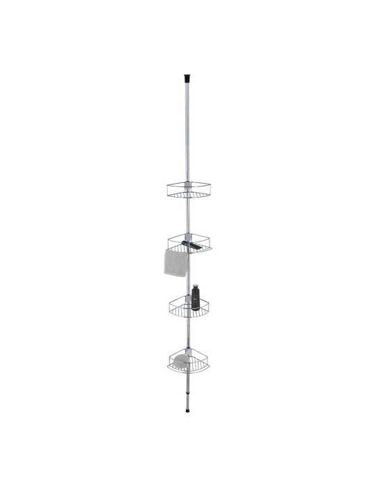 Rinconera Telescópica de Acero Inoxidable, Dolcedo, 31 x 23 x 65 - 275 cm WENKO
