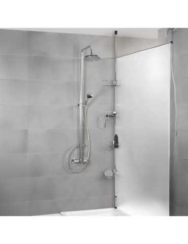 Rinconera Telescópica de Acero Inoxidable, Dolcedo, 31 x 23 x 65 - 275 cm WENKO 2