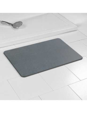 Alfombra de Baño Antideslizante de Diatomita, Gris, 60 x 39 cm WENKO