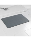 Alfombra de Baño Antideslizante de Diatomita, Gris, 60 x 39 cm WENKO