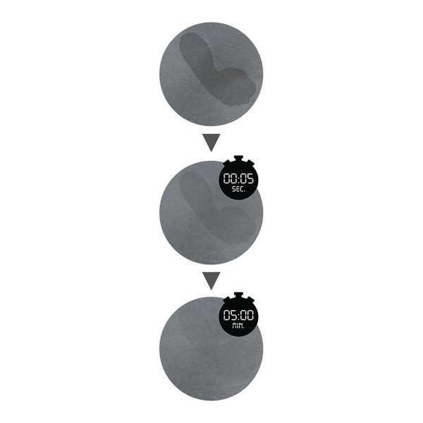 Alfombra de Baño Antideslizante de Diatomita, Gris, 60 x 39 cm WENKO