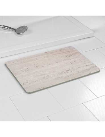 Alfombra de Baño Antideslizante de Diatomita, Granito, 60 x 39 cm WENKO