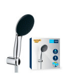 Conjunto de Ducha Serie Vitalio Star 110 con Mango 1 Función + Flexo 1,75 cm + Soporte Pared GROHE