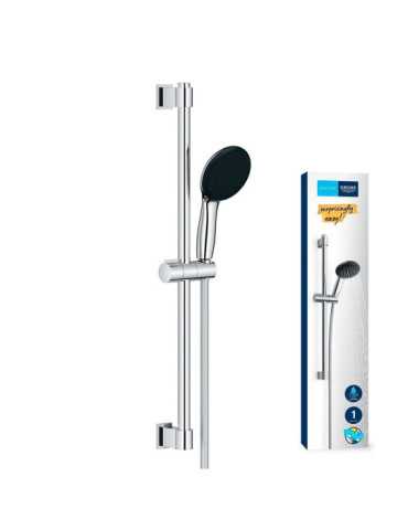 Conjunto de Ducha Serie Vitalio Star 110 con Mango 1 Función + Flexo 1,75 cm + Barra 60 cm GROHE