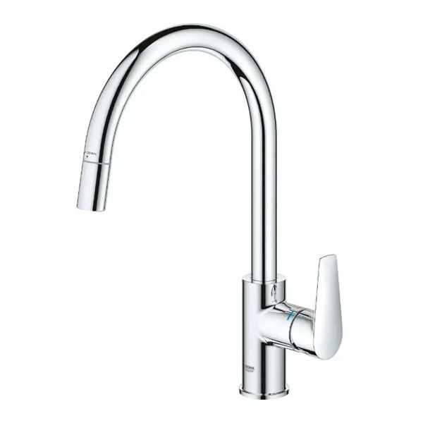 Grifo Monomando de Cocina con Caño Alto Extraible Serie Start Edge GROHE