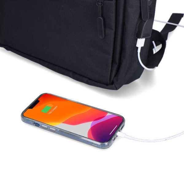 Mochila de Oficina Negra Pierre Delone EDM