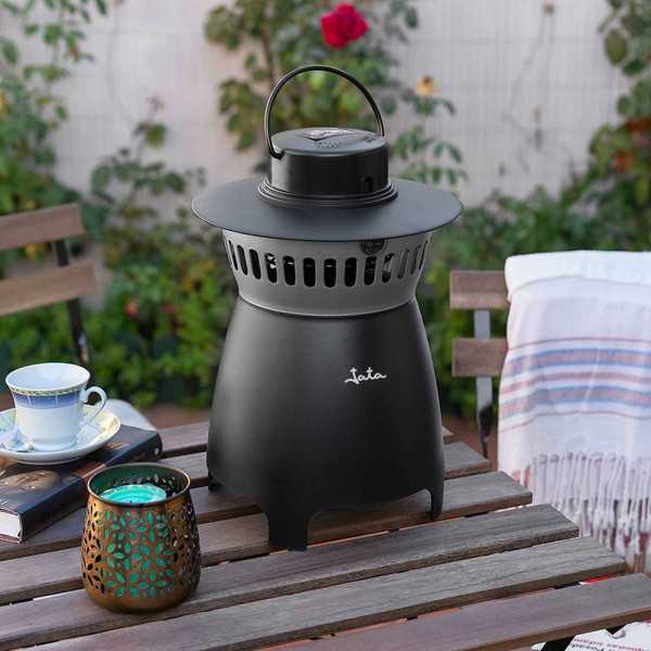Atrapa Mosquitos para Exterior 18W, Modelo MT8, 1000 m², Ø25 x 35 cm JATA HOGAR