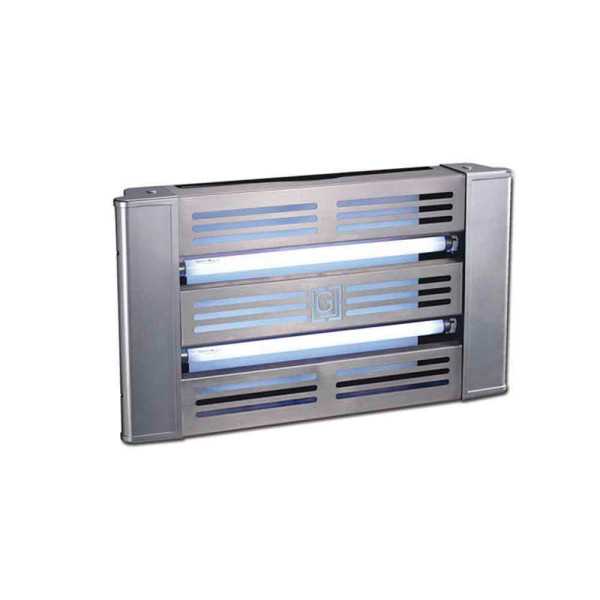 Atrapa Insectos con Placa Adhesiva, Uso Interior, 2 x 15W, 100 m², 61 x 8,5 x 35 cm EDM