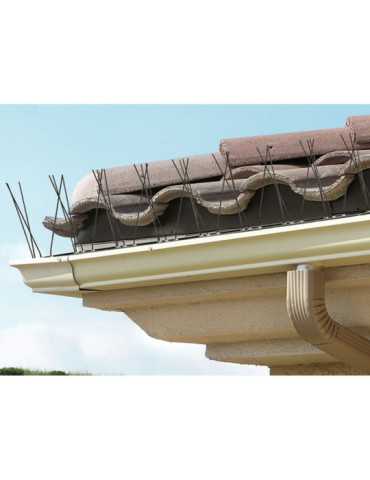 Lote de 25 Unidades Varilla Disuasoria para Aves, Anti Palomas, Acero Inoxidable, 100 x 2,5 x 11 cm EURO BIRDS 2